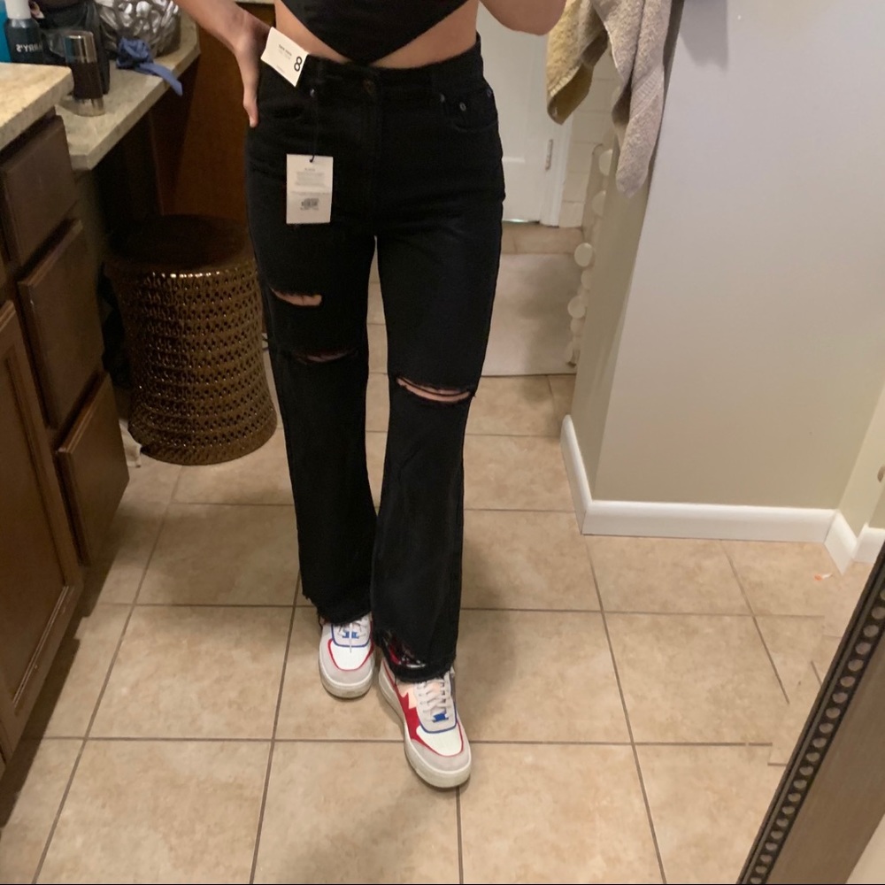 Glassons wide leg black jeans